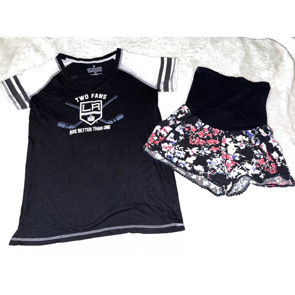 LA Kings Fan shirt announcing Baby
